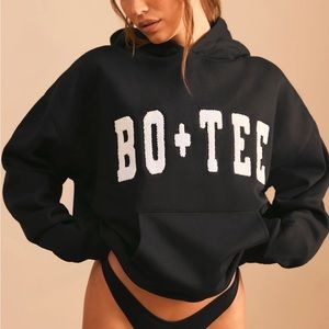 bo+tee “off duty” oversized hoodie